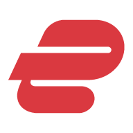 Icono del logotipo de ExpressVPN en rojo
