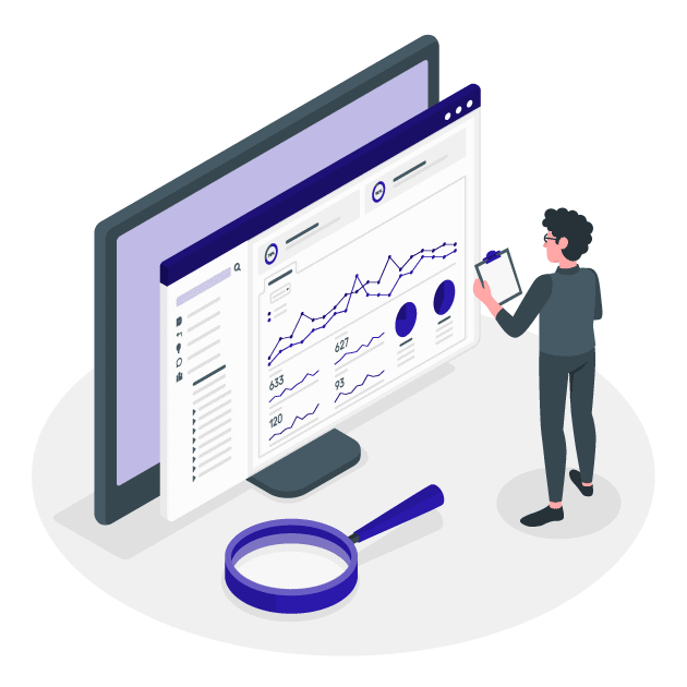 VPN services traffic monitoring illustration for most popular vpns