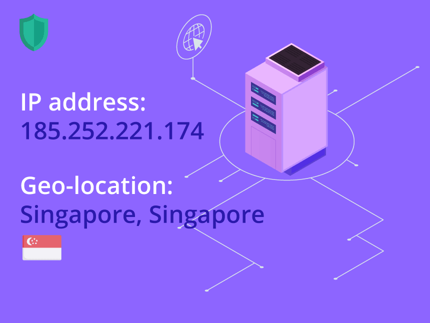 hiding my IP address: original IP hidden behind spoof data